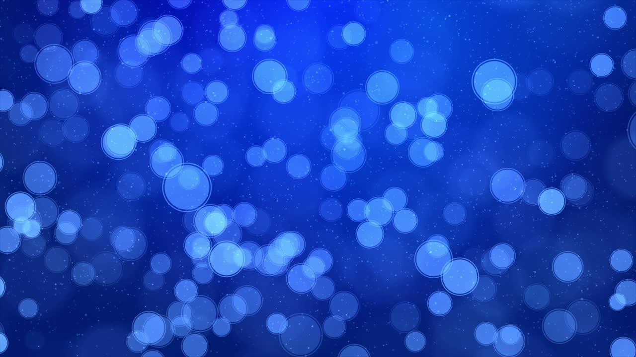 Fondo abstracto bokeh azul