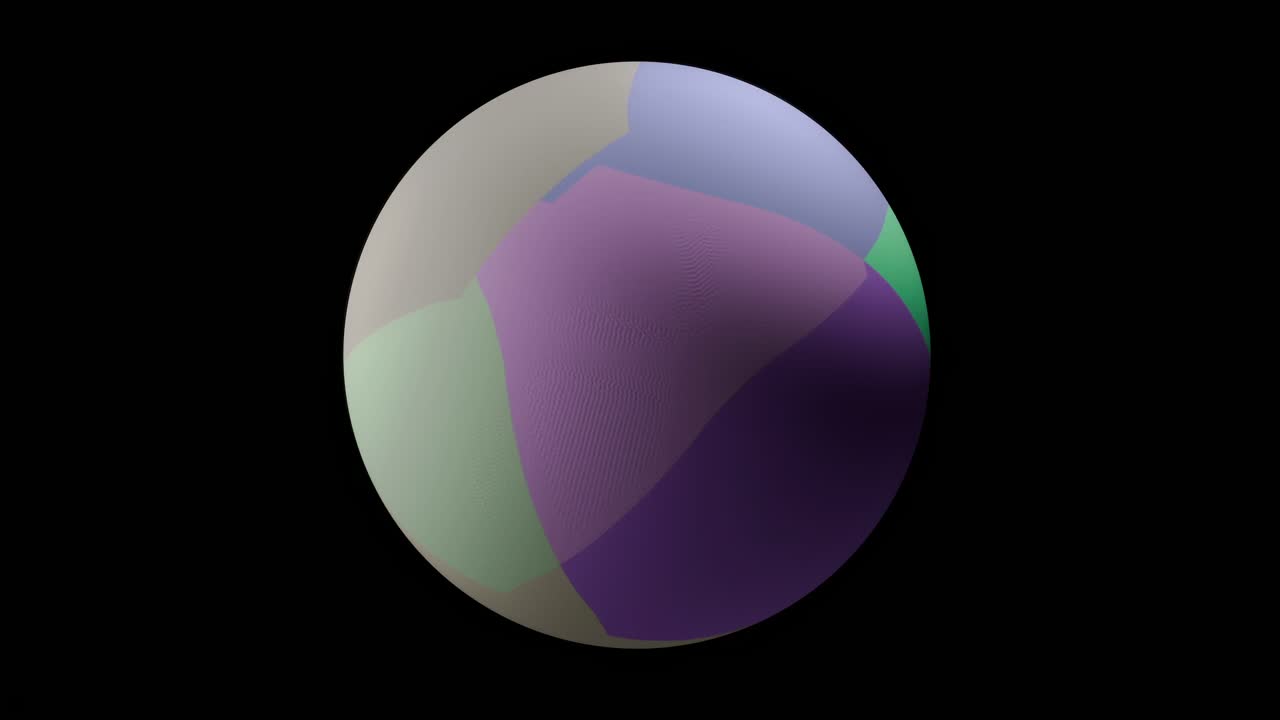 3d render, abstract blue background with folded textile layers levitating, sphere fashion wallpaper with waving