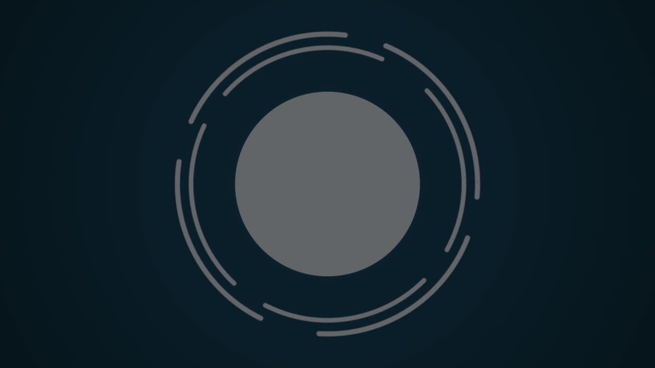 patrón de círculos de vértigo en el gradiente negro