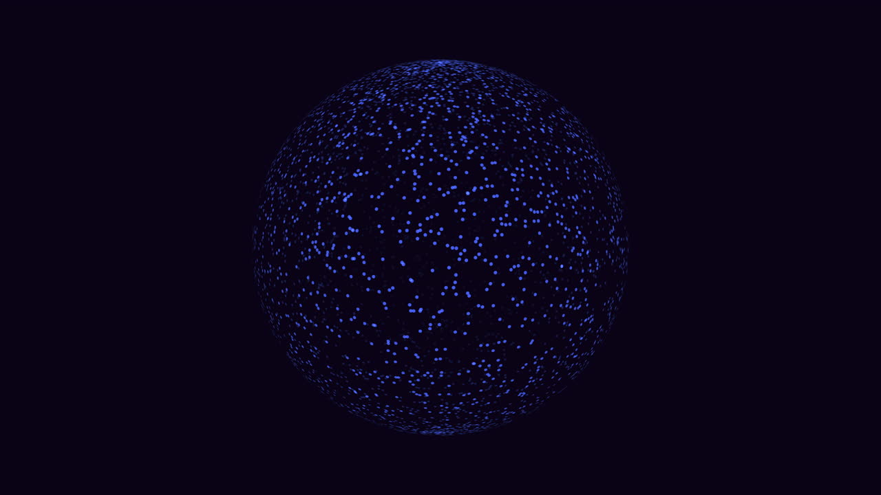 Illuminated blue sphere captivating 3d rendered image
