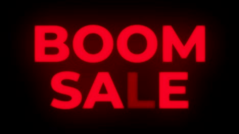 de best verkochte tekst flikkerende display promotieloop.
