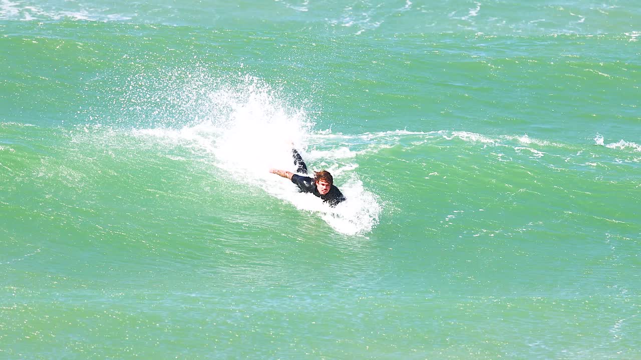 Surfing in the Ocean