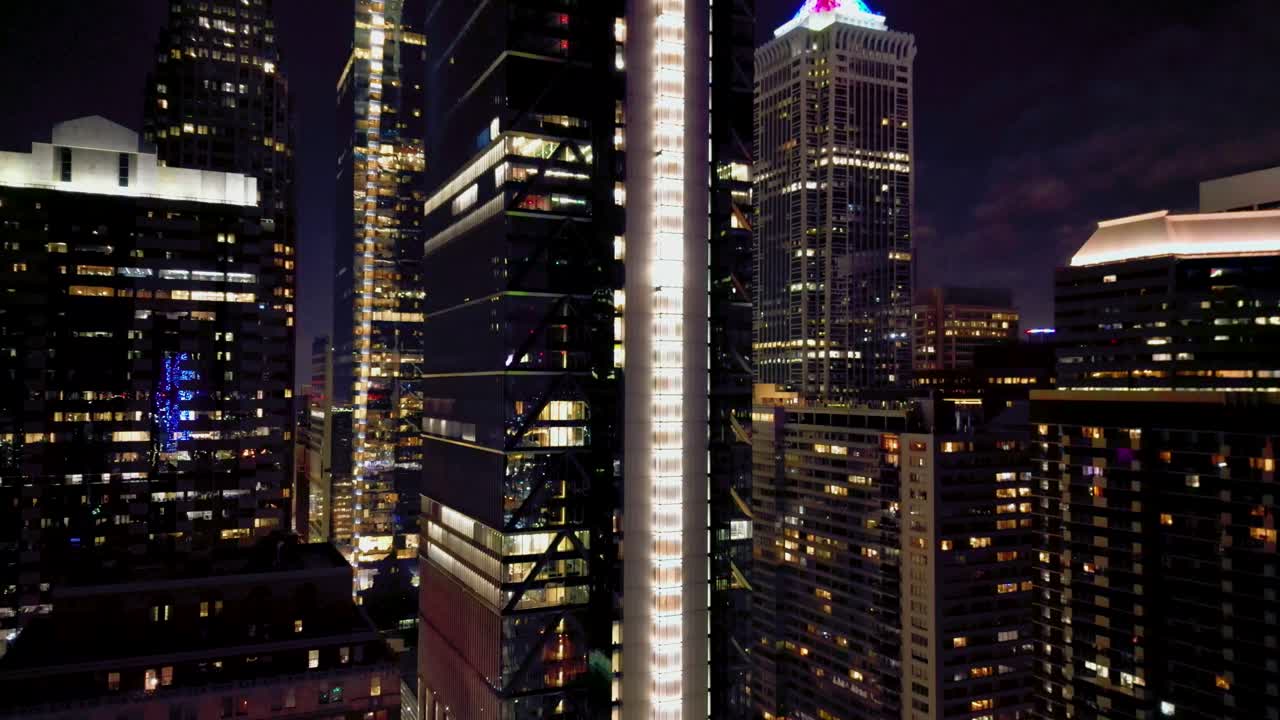 filadelfia cuatro estaciones panorama nocturno, elevación