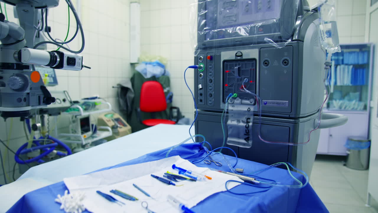 Ophthalmic eye surgery equipment. Equipment for laser vision correction operating