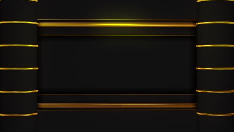modern black and gold background design