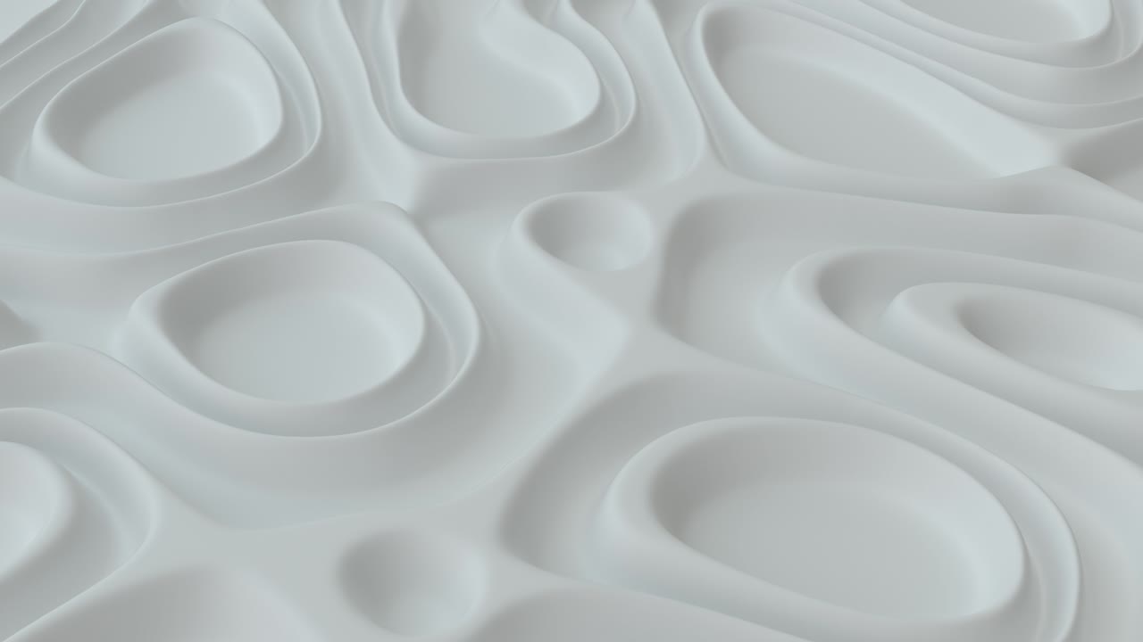 fondo minimalista abstracto con campo de onda de ruido blanco. superficie desplazada detallada. plantilla de fondo moderna para documentos, informes y presentaciones. ciencia ficción futurista. animación de bucle 3d