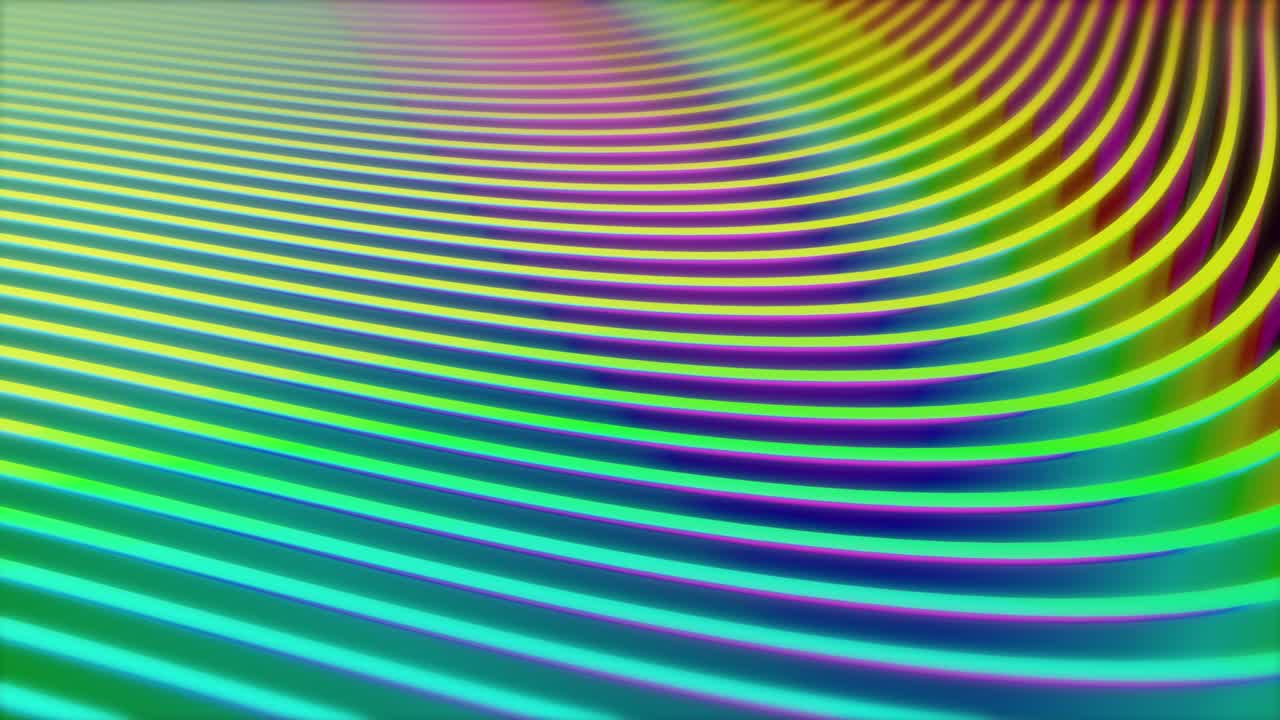 rayas iridescentes bucle de fondo de gradiente de onda