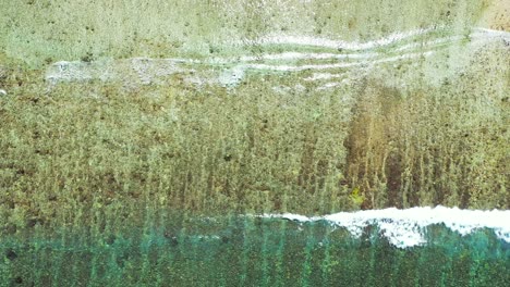 waves crashing into the shore at an exotic beach in australia with rough texture