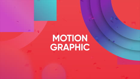 colorful motion graphic background design