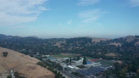 a sunny day overcast by smoke from wildfires in the bay