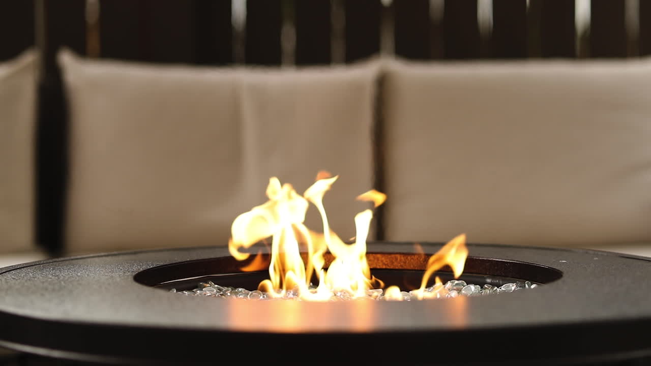 4k 슈퍼 슬로우모션의 화덕 샷