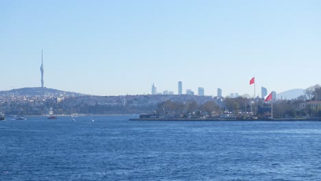 stunning view of istanbul skyline from the bosphorus