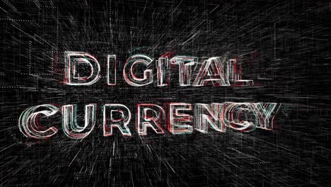 Digitale-Währung-In-3D-Textvorlage