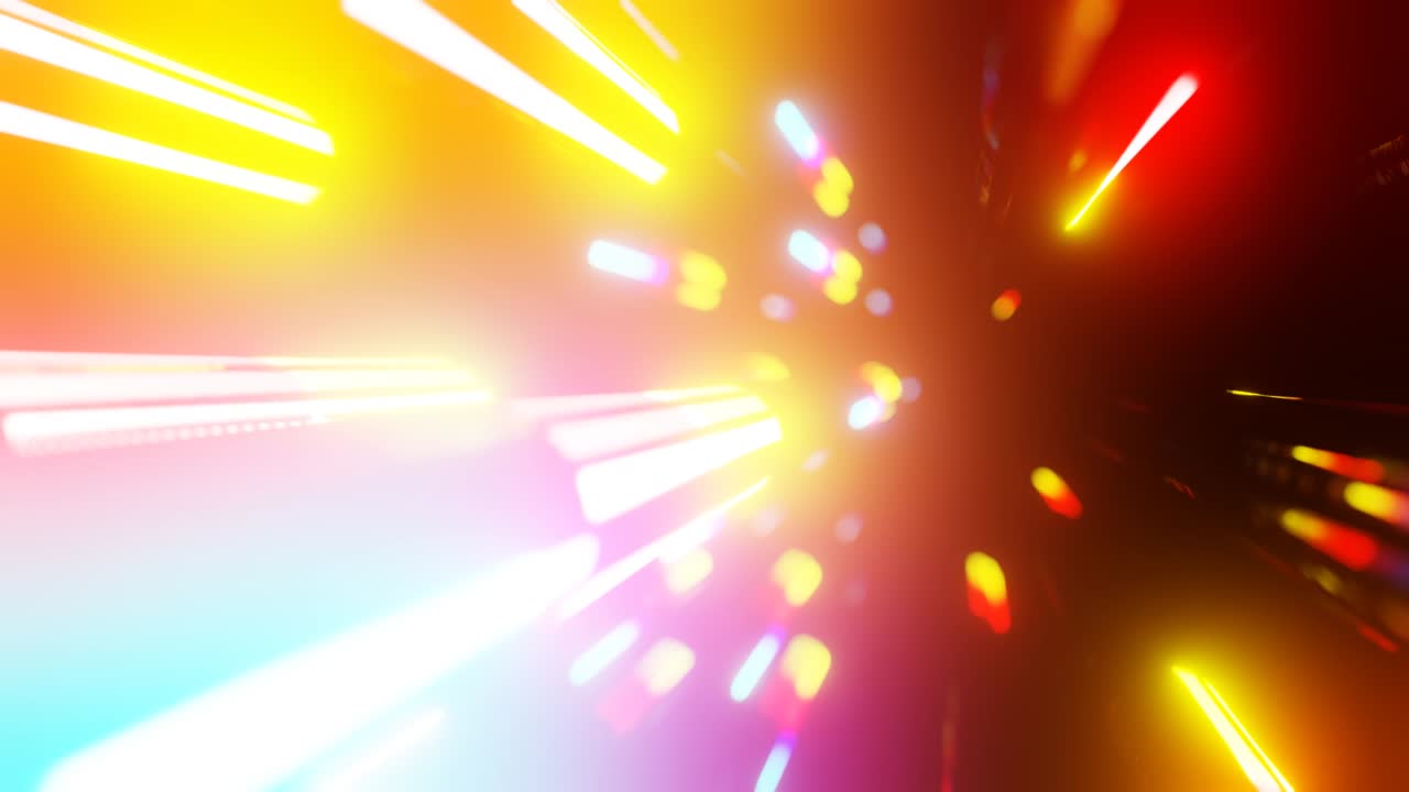 3d fondo abstracto fibra óptica o tuberías, las señales viajan a través de la fibra. efectos de luz brillante, bokeh y dof. tema de ciencia ficción, transferencia de datos