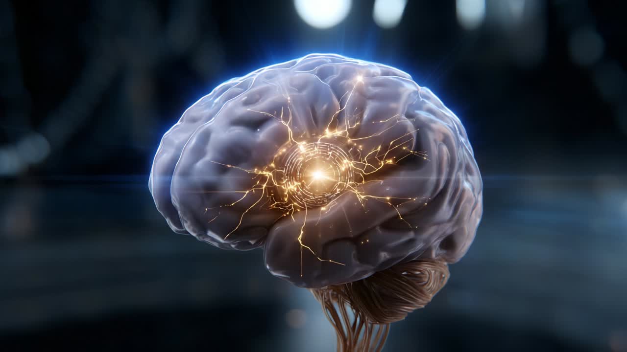 A Stunning Visual Representation of a Brain Showcasing Neural Activity and Electric Pulses with an Ethereal Glow, Illustrating the Intricacies of Cognitive Processes and Innovative Neuroimaging Techniques