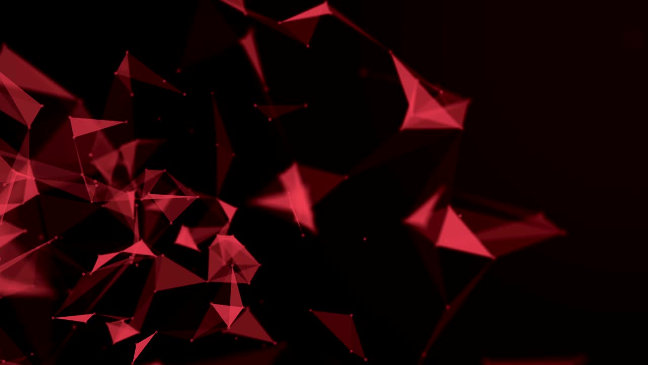 Abstract technological motion background red