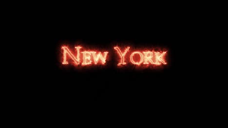 nueva york escrito con fuego.