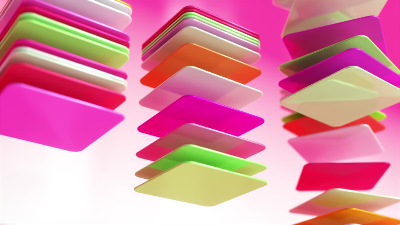 абстрактные красочные сложенные квадраты