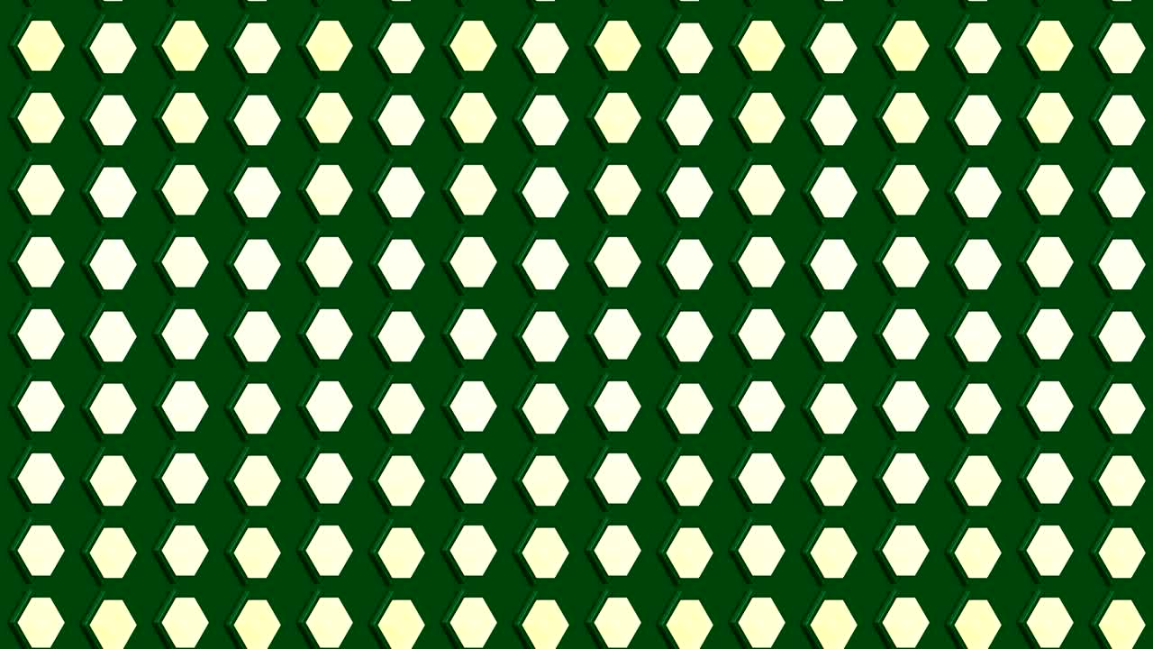 추상적인 이소메트릭 배경: 큐브, 불빛, 전구, 수직 파동, 박이는 움직임