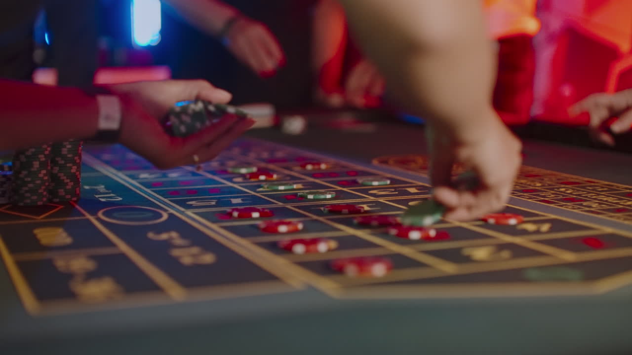 Roulette Game at a Casino