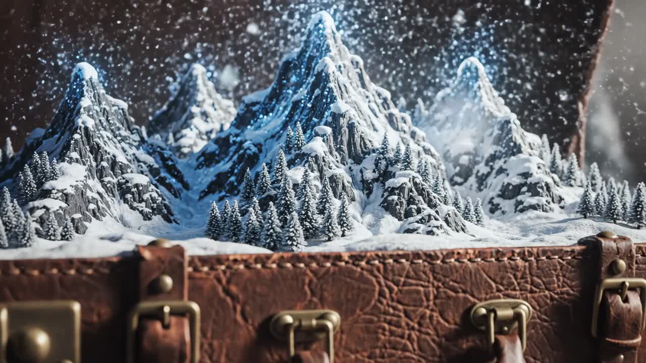 Winter Wonderland in a Suitcase: A Miniature Mountain Adventure