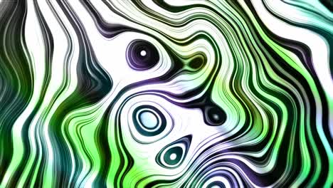 abstract green and white swirls