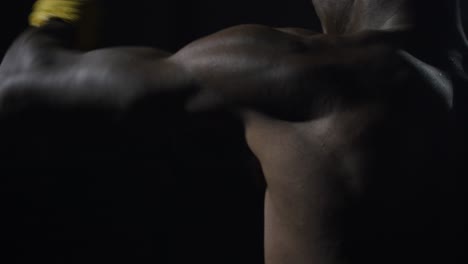 boxing training session