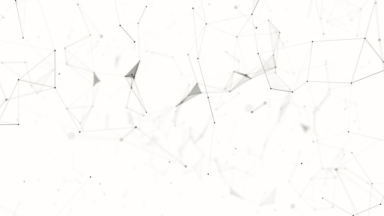 Plexusstruktur, utviklende bevegelse, 3D-bevegelse, fokusavstandsjustering, abstrakt teknologi