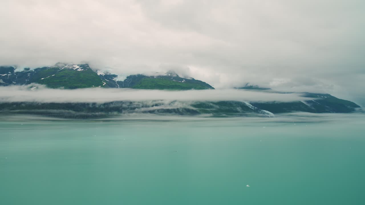 Beautiful mountains and Glaciers in College Fjord, Alaska seen from a moving ship. For projects requiring longer clips in higher resolution, visit StockPlates.