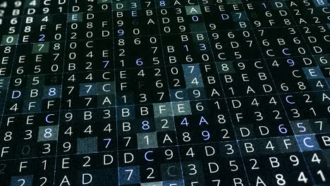 Abstract Digital Grid Pattern