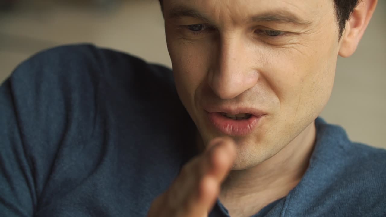 Close-up of a Man's Face