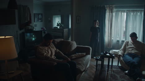 couple in living room