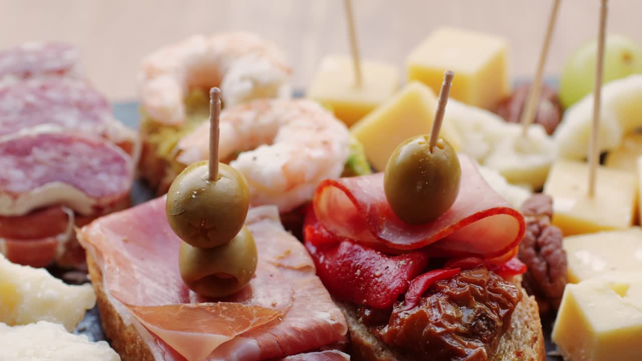 Selection of Tapas Appetizers