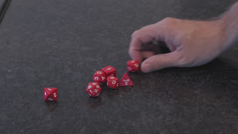 juego de dados poliédricos rodantes 03