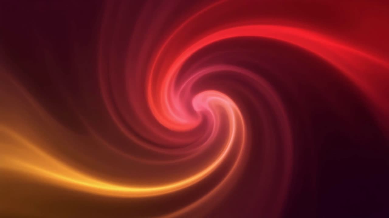Motivo luminoso astratto vorticoso rosso e arancione vivace
