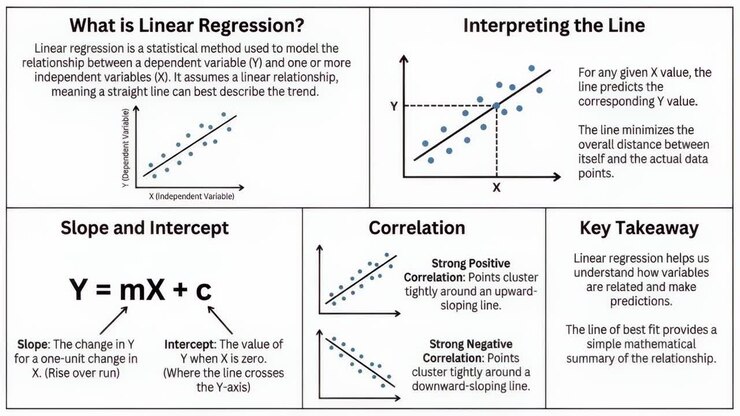 Linear Regression Concepts and Correlation