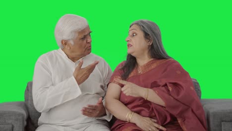 Angry-Old-Indian-couple-fighting-Green-screen