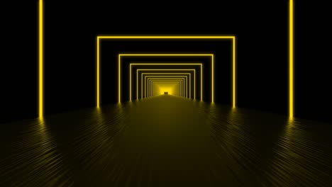 technological looped abstract background hallway tunnel
