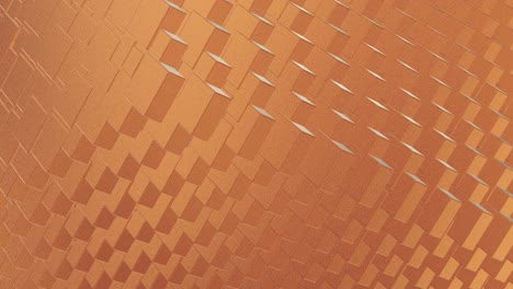 abstract geometric rose golden backgroundfoil tiles texture seamless loop background 3d rendering