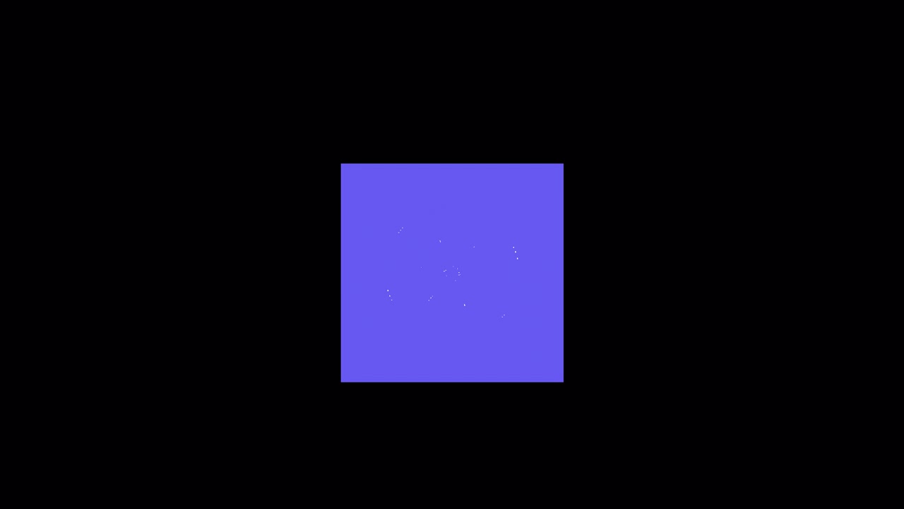 Animated Purple Square with Pulsing Light Effect