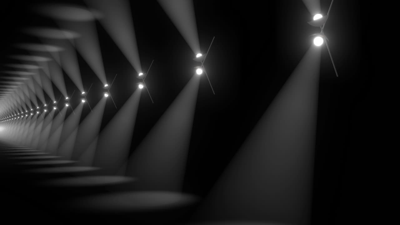 Empty Spotlight Tunnel