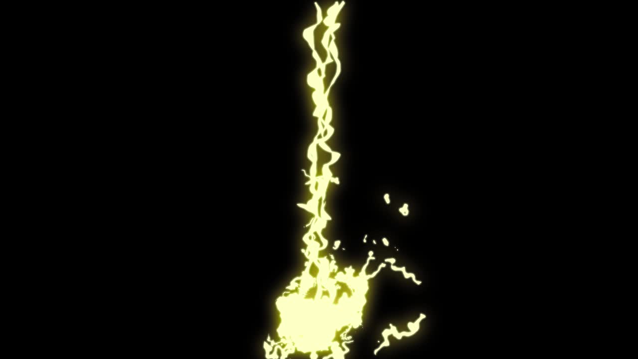 Animazione energia fulmini e tuoni grafica in movimento
