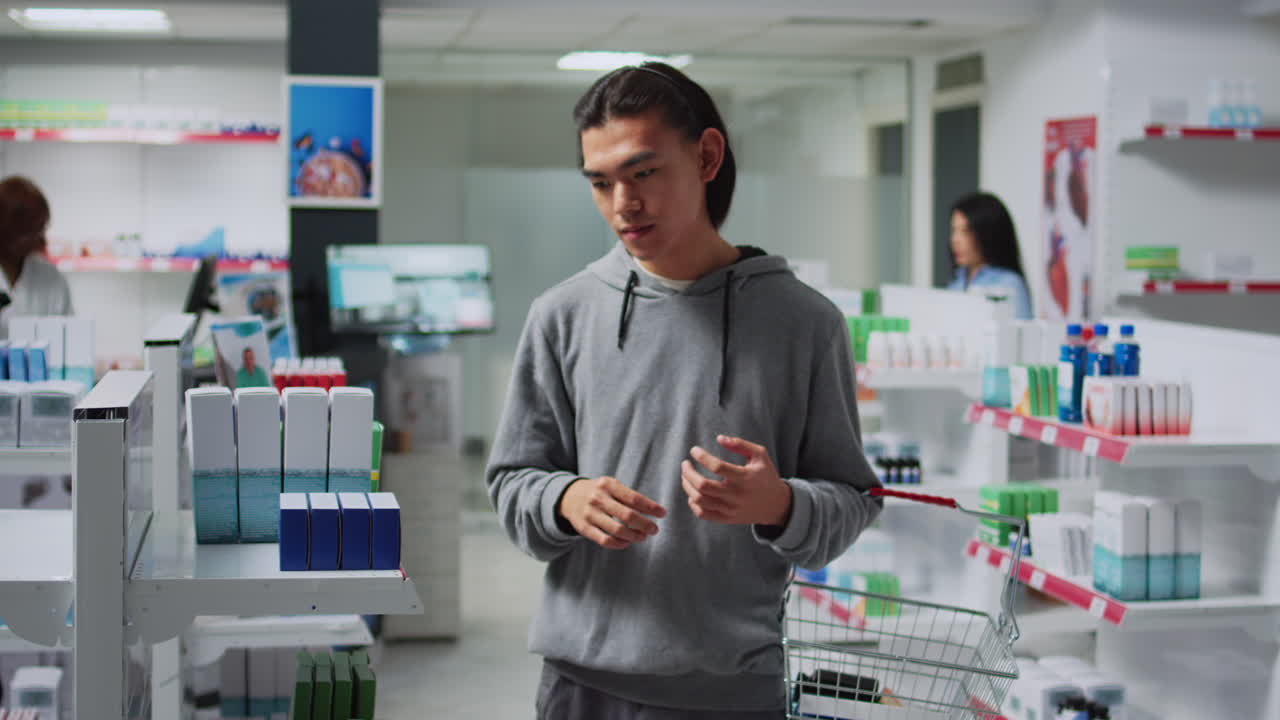 Pharmacy shopping for medicine