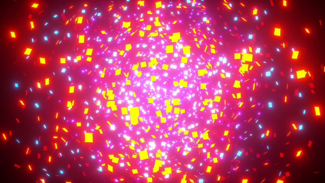 4k 폭발 네온 콘페티 2 인 1