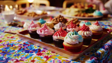 cupcakes on a table