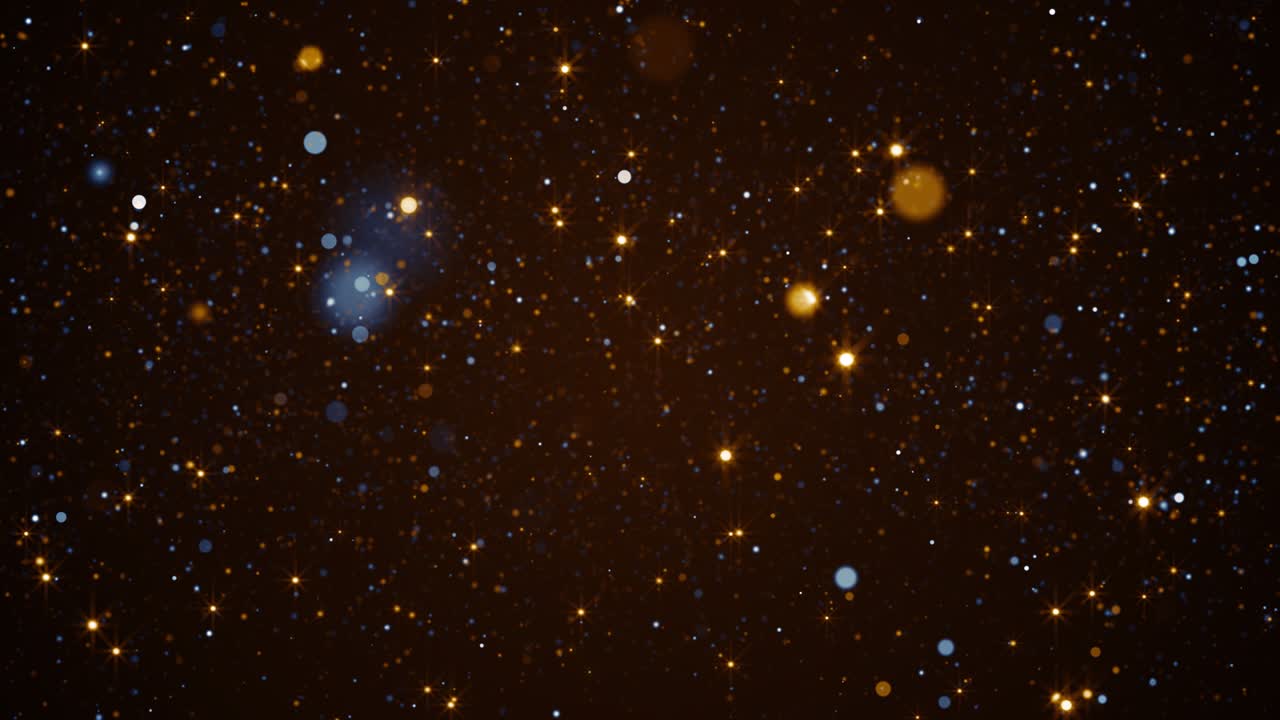 Particles dust abstract light bokeh motion titles cinematic background loop