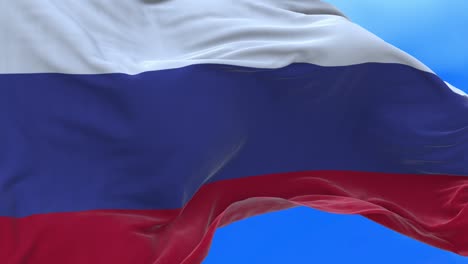 seamless loop of russia flag.