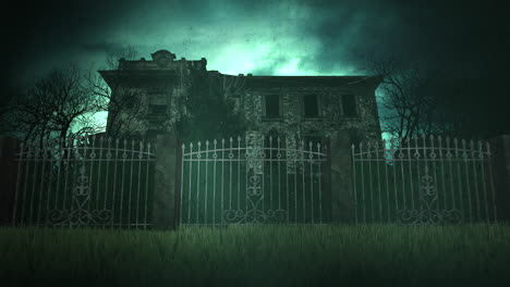 Mystical-horror-background-with-the-house-and-moon-4
