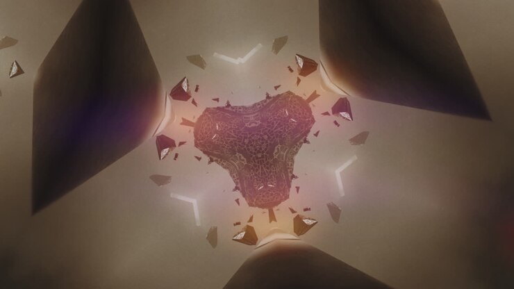 Geometric kaleidoscope animated pattern