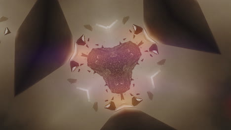geometric kaleidoscope animated pattern